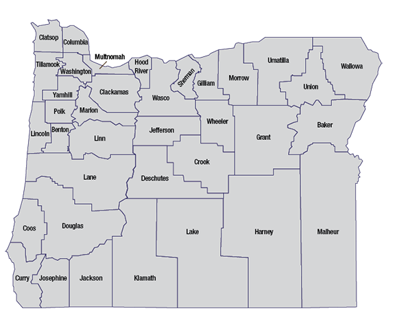 Oregon counties