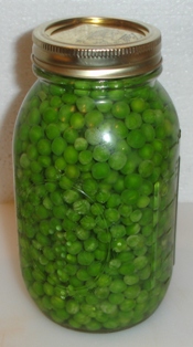 Canned peas