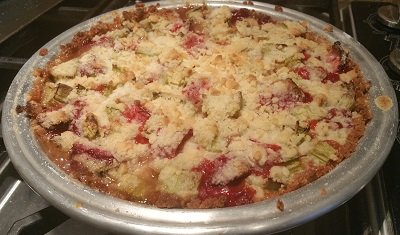 Rhubarb strawberry pie